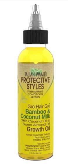 Taliah Waajid Protective styles—Gro Hair Gro™ Bamboo And Coconut Milk Growth Oil