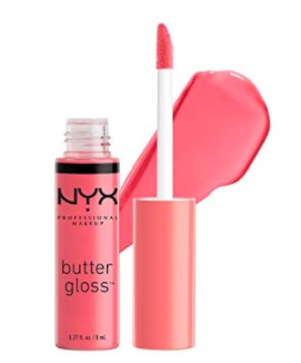 NYX Professional Makeup Butter Gloss—Peaches & Cream, Pink Coral