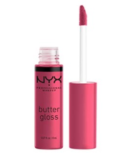 NYX Professional Makeup Butter Gloss—Strawberry Cheesecake, Warm Pink