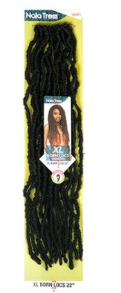 Janet Collection—Crochet Braids Nala Tress XL Born Locs 22"