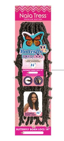 Janet Collection—Crochet Braids Nala Tress Butterfly Born Locs 14"