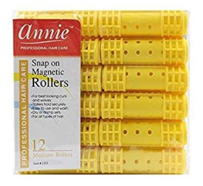 Annie Professional Hair Care—Medium Rollers (12 PACK)