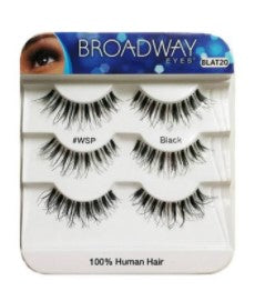 KISS—Broadway Eyes 100% Human Hair Strip Lashes (3 PACK)