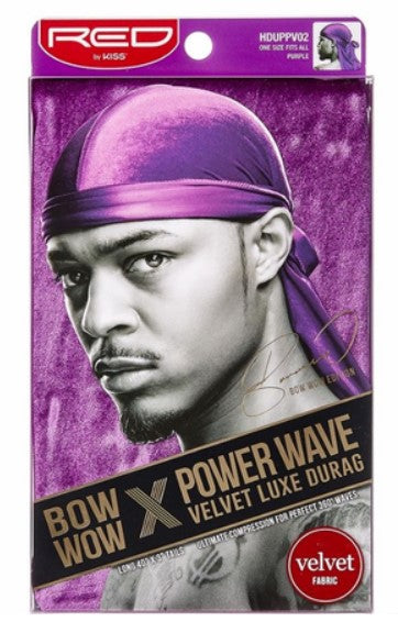 BOW WOW Power Wave Velvet Luxe Durag—Purple