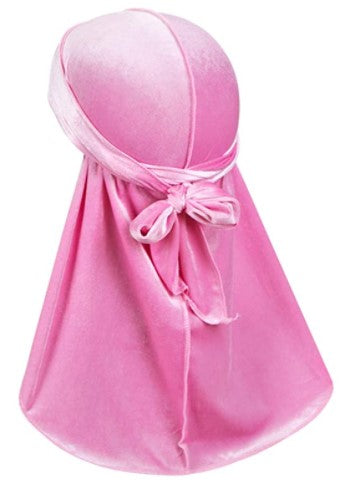 BOW WOW Power Wave Velvet Luxe Durag—Pink