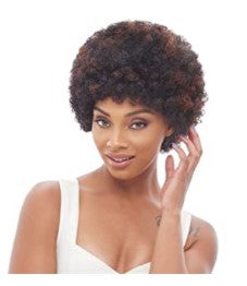 Janet Collection—Human Hair Afro WIg