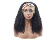 Headband Wig—Brazilian Virgin Deep Kinky 24" | 180% Density