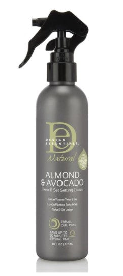 Design Essentials Almond & Avocado—Twist & Set Setting Lotion