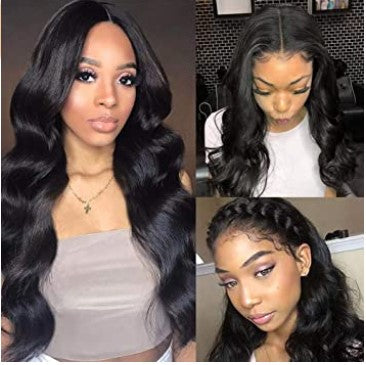 Gabrielle Store—5x5 Lace Front Body Wave 26" (150% Density, Pre-Plucked, With Baby Hair)